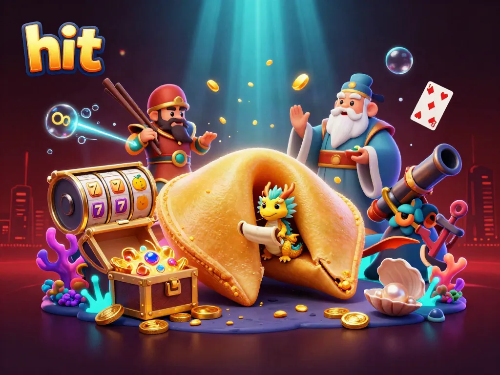 Experience gaming excitement at Hit, with vibrant 3D characters and casino action.
