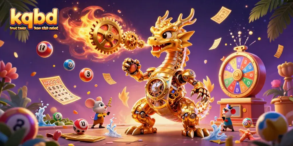 Experience kqbd truc tuyen hom nay nhanh nhat with engaging lottery and casino elements in this colorful illustration.